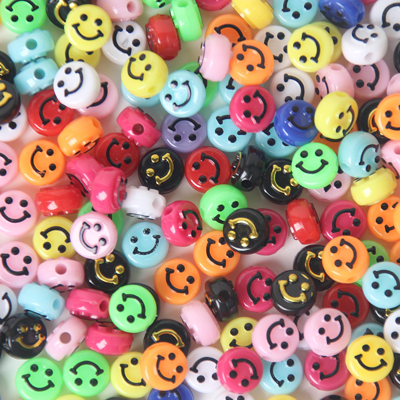 혼합 색상 검은 웃는 얼굴