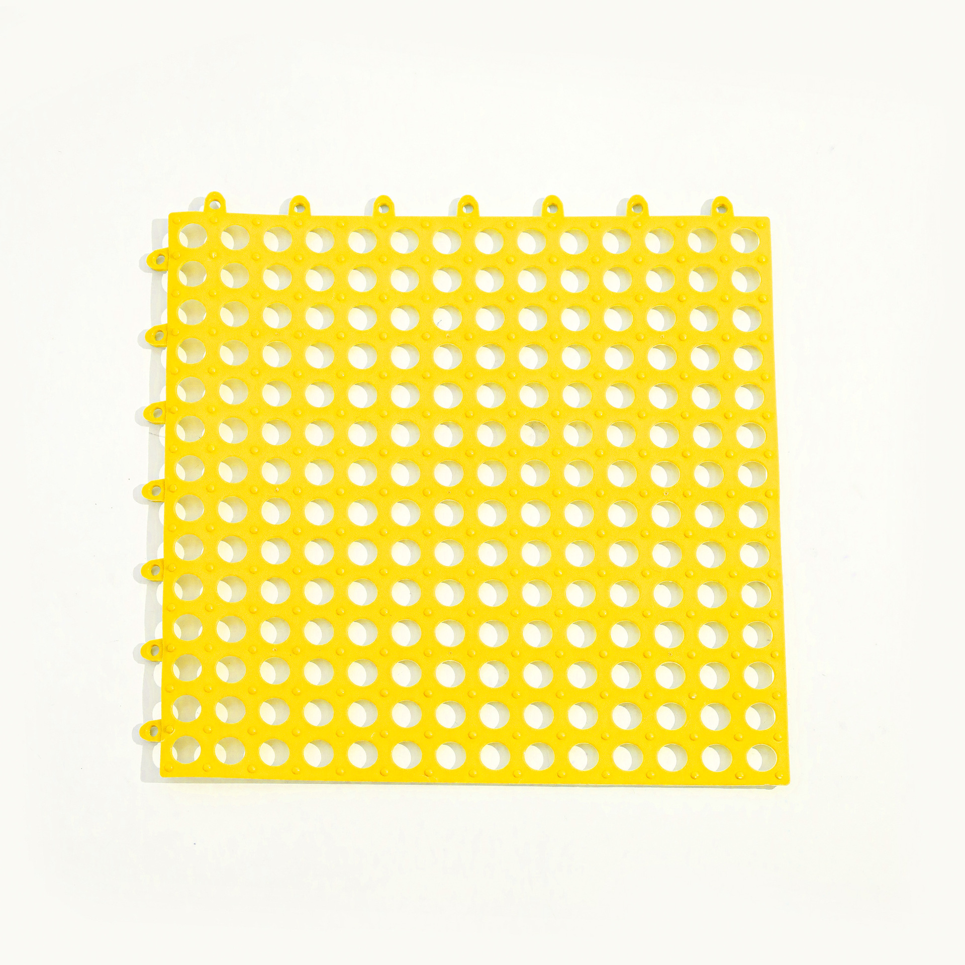 Fábrica de color caramelo patchable cuadrado amor mascota estera de pie de malla antideslizante perro jaula estera placemat gato arena estera