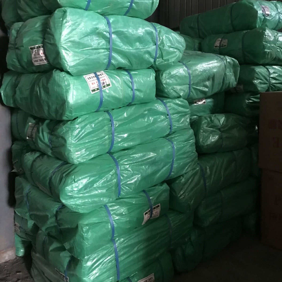 全新料聚乙烯防雨篷布抗老化南韩布水晶绿金包银防水抗晒篷布直销