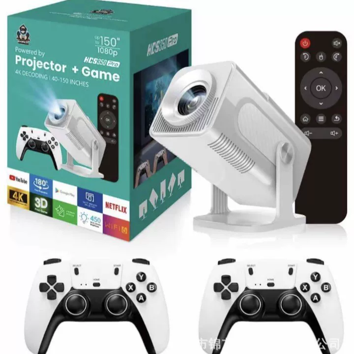 Новая трансграничная проекционная игровая консоль HCS350PRO, 1080P, два в одном, видеопроектор высокой четкости 4K H713