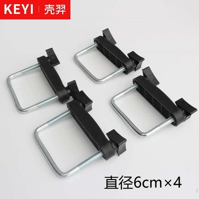 Universal fastening clips for Roof box - luggage-rack-fixing-clips-6-cm-in-diameter-4-pieces