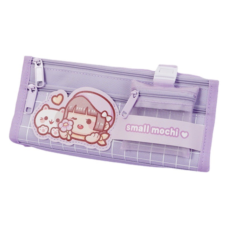 Venta al por mayor pequeña batata serie lápiz caso gran capacidad chica lápiz caso 2022new papelería caja en stock