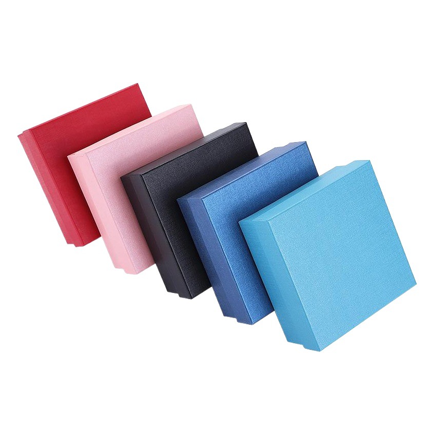 Fabricante al por mayor spot caja de papel con tapa de cielo y tierra caja de embalaje de cinturón de mujer general caja de bolsa de cinturón de dinero cuadrado