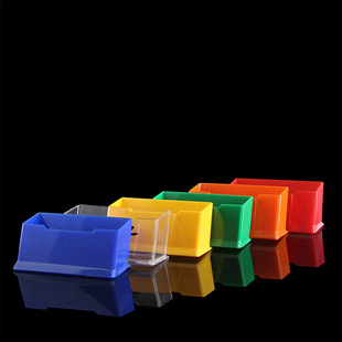 Wholesale transparent plastic business card case card storage box hotel business office large capacity acrylic business card holder