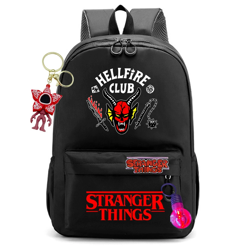 Рюкзак Stranger Things для мальчиков и девочек, школьный портфель, канцелярские принадлежности Stranger Things
