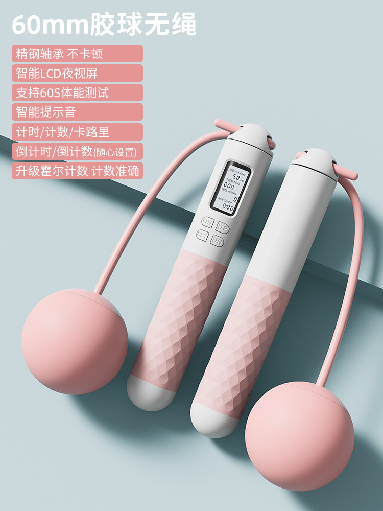 핑크 [60MM 고무 공 무선]]