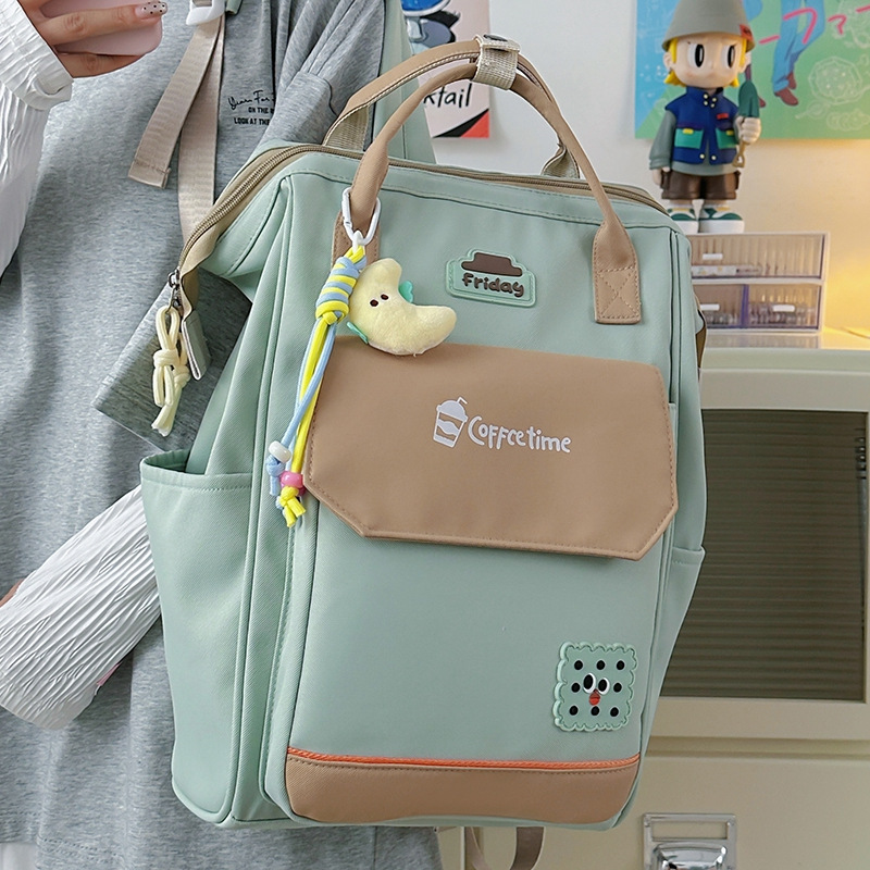 Mommy Bag, Large Capacity, Multi-Functional Maternity Bag, Wear-Resistant, Breathable Baby Product Storage Bag, Bottle Storage Backpack