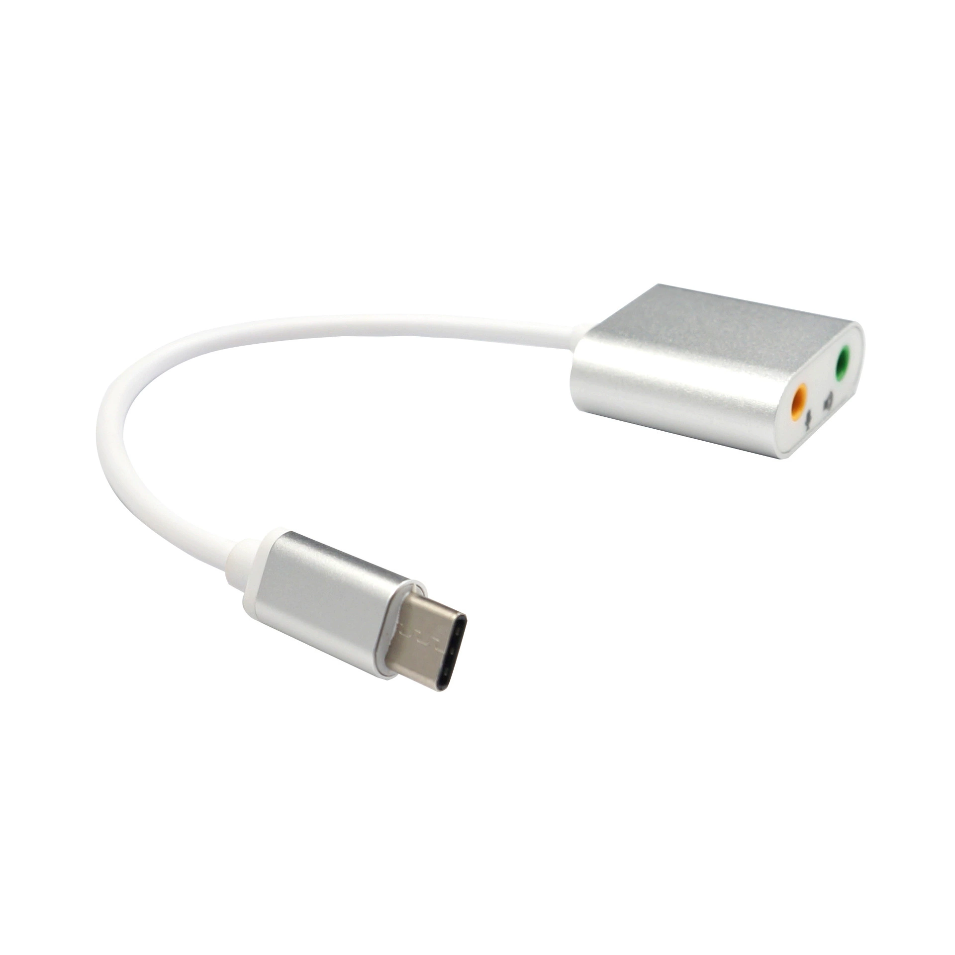 Трансграничная двухканальная внешняя звуковая карта типа C без привода в прямом эфире звуковая карта курица независимая Аудио гарнитура Прямая трансляция завод