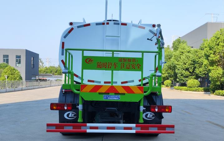 Dongfeng Tianjin pure electric large-scale road dust, leaf, sand and gravel cleaning 18-ton pure electric green license plate road sweeper