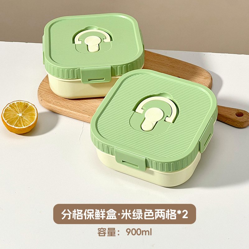 Caja de almuerzo de frutas para niños con microondas, caja de almuerzo portátil para estudiantes de primaria, caja de alimentos frescos para picnic