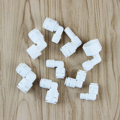 Quick-connect fitting for water purifier, 2/3-way elbow, pure water machine filter accessory, non-blocking fast insert straight connector, wholesale