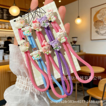 高颜值精致卡通手机挂绳防丢挂绳可调节挂件短款男女士手腕绳挂饰