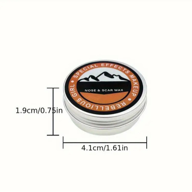 Movie makeup skin wax Halloween knife scar mouth skin wax scar pad nose covering eyebrows shaping skin wax