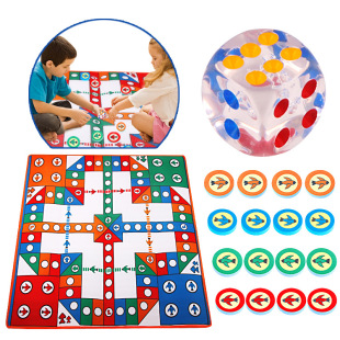 Children's Floor Mat Baby Crawling Educational Game Blanket Flying Chess Parent-Child Desktop Large Flying Chess Carpet Crawling Mat