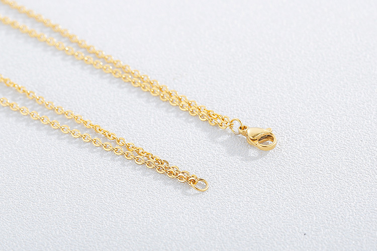 fashion creative stainless steel rhinestone earrings necklace set wholesale Nihaojewelry