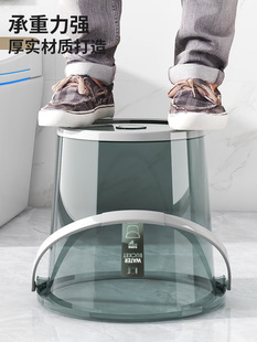 Transparent Plastic Buckets Wholesale, Water Buckets, Washbasins, Laundry Buckets, Household Thickened Bathing Sets for Back-To-School