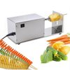Electric spiral, potato chips, rotating kitchen stainless steel