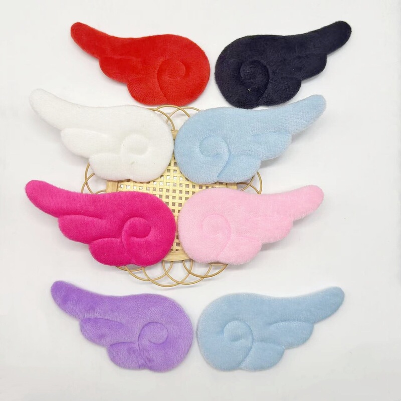 large double-sided plush angel wings diy accessories hairpin socks clothing toy barbie doll decoration material large double-sided plush angel wings diy accessories hairpin socks clothing toy barbie doll decoration material