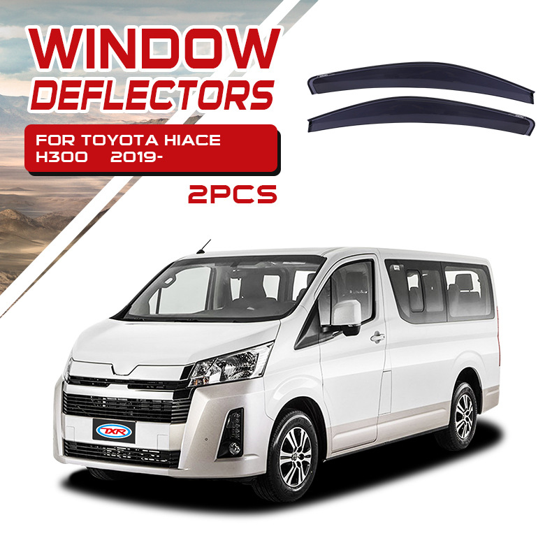 Adecuado para Toyota Sea Lion, ventana de protección de lluvia, ceja de lluvia Toyota Hiace H300 Window Deflector image 9