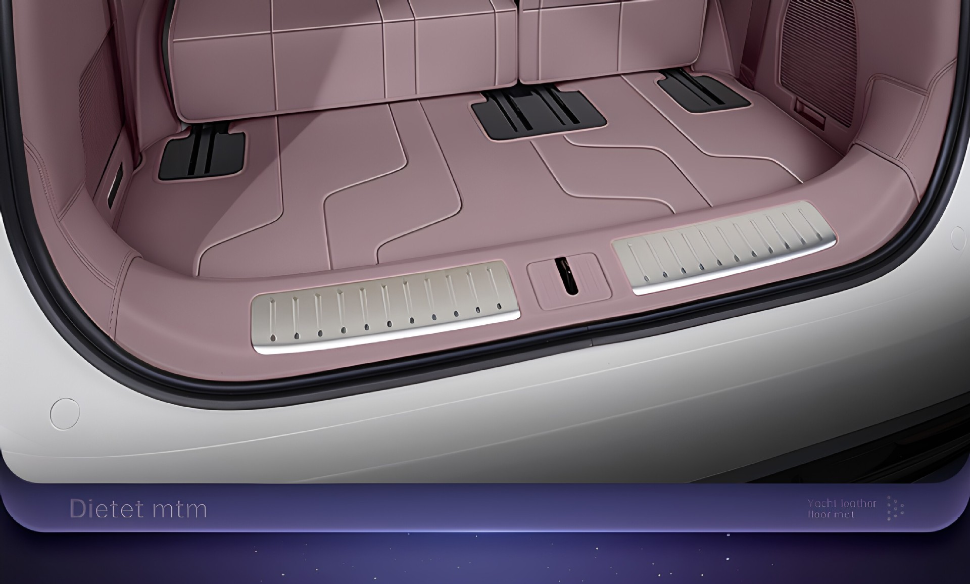 Suitable for Hongmeng Zhixing Zhijie V9 Trunk Mat, Full Coverage Trunk Mat for 26 Car Models, Interior Modification Accessories