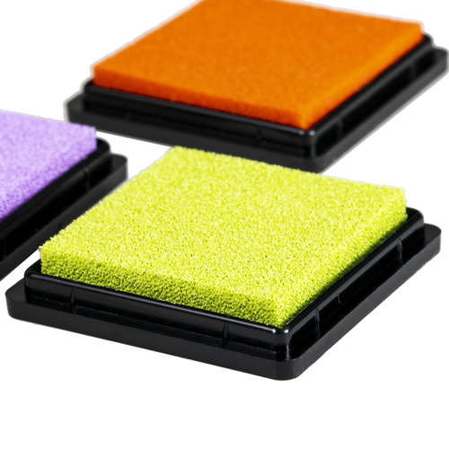 Children's educational finger painting color ink pad DIY finger painting ink pad square 4x4cm ink pad MC-24 color ink pad