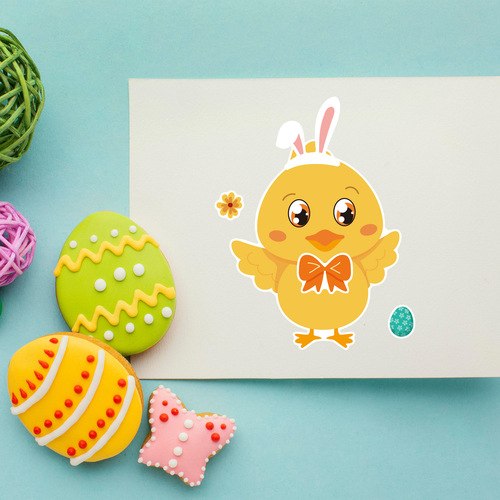 CM2208004 Amazon Cross-Border Easter Stickers Cartoon Stickers Easter Puzzle DIY Stickers