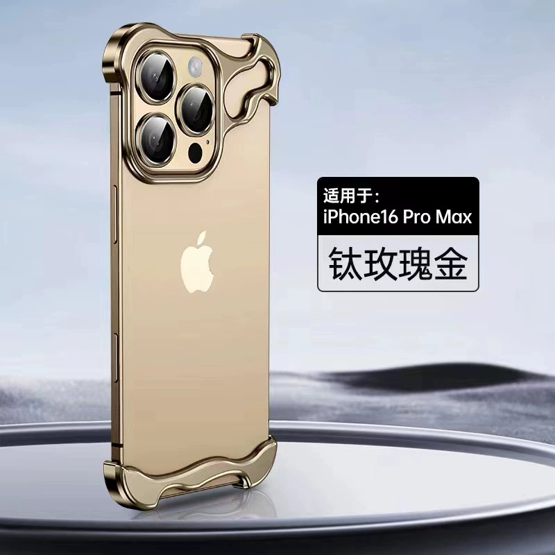 Металлический чехол для телефона (совместим с iPhone 12–16), в комплекте защита линз, тонкий алюминий