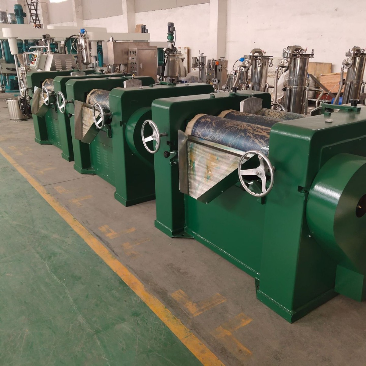 Suministro de pasta de tres rodillos s260, amoladora de tres rodillos, material de rodillo opcional, ventas directas de fábrica profesionales