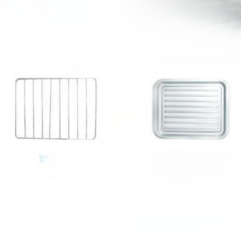 복숭아가루 타이머 + 베이킹팬 + 그릴망, 소형 전자레인지, 1인