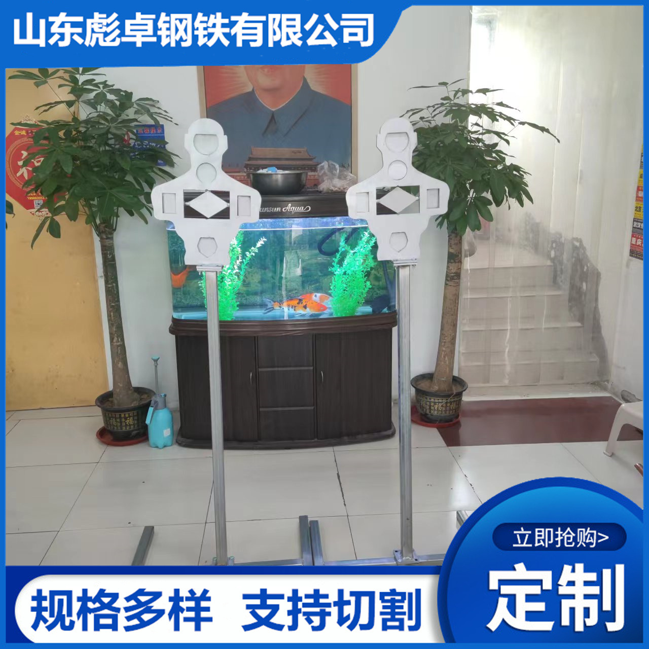 厂家加工各种界牌 界碑 及防弹靶牌 钢铁悬挂式胸靶 风车靶  六头