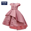 Small princess costume, dress, mini-skirt, suitable for import, Amazon, with short sleeve