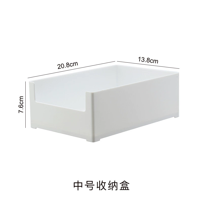 Japanese table rectangular plastic storage box, classification