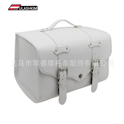 Motorcycle Rear Tail Box Organizer Large Capacity Motorcycle Tail Box Rear Pouch Storage Bag (Motorcycle trunk) - 1