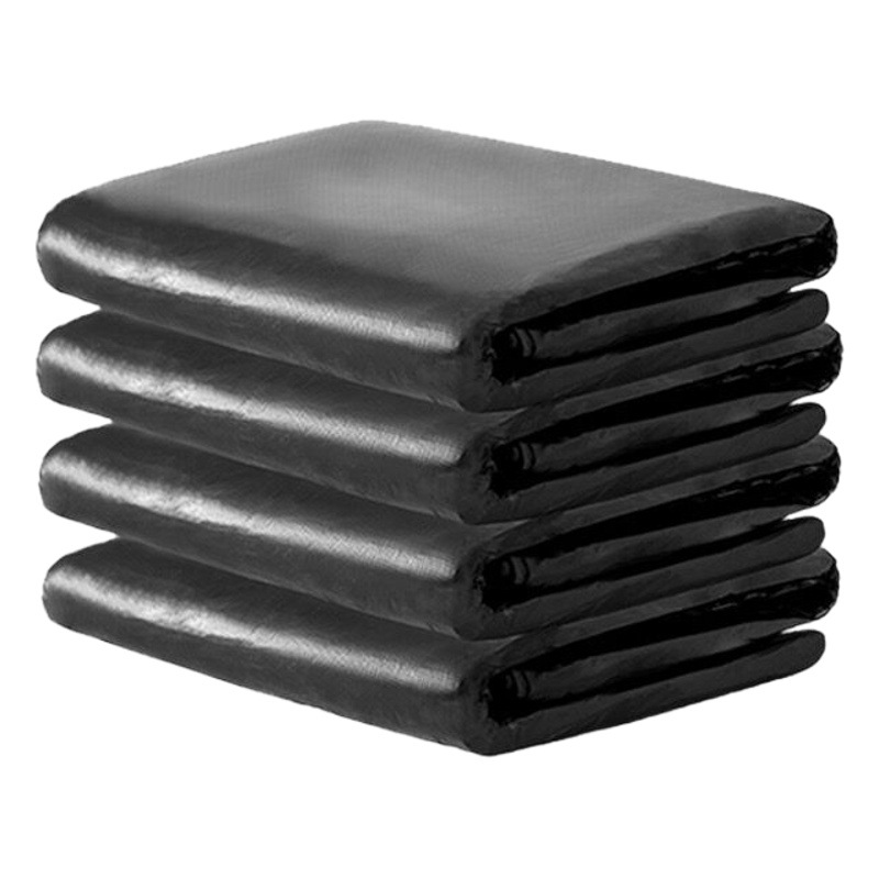 Large garbage bags large thick large black hotel property sanitation flat plastic bags disposable manufacturers wholesale