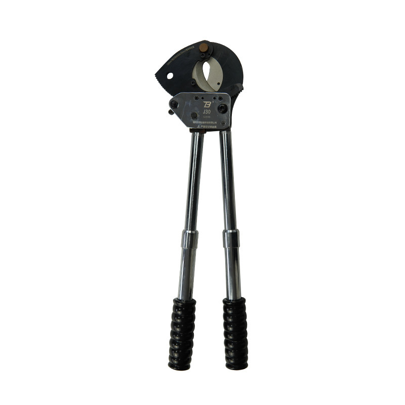 电力施工线缆剪硬质剪切剪断钢芯铝绞线剪J30手动棘轮切刀