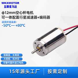 源头工厂生产1215直流空心杯马达 3V防爆静音电机 WKXMOTOR