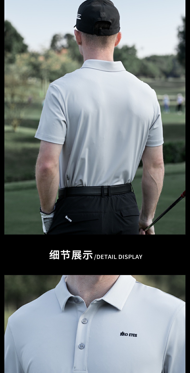 Áo polo nam tay ngắn golf Mo EYES vải nhập khẩu Hàn Quốc đàn hồi cao — M25YF030-Áo màu xám hiện đại [Cổ áo liền mạch/vải nhập khẩu Hàn Quốc/mềm và đàn hồi cao], M25YF030-Áo trắng [Cổ áo liền thân/Vải nhập khẩu Hàn Quốc/Mềm mại và đàn hồi cao], M25YF030-Áo đen [Cổ áo liền mạch/vải nhập khẩu Hàn Quốc/mềm mại và đàn hồi cao] chi tiết 18