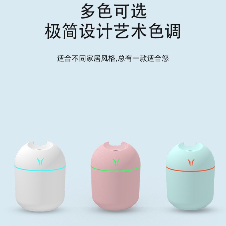 Temu/Tk/Xiyin New Model Small Humidifier USB Mini Source Manufacturer Gift Car Office Home Use