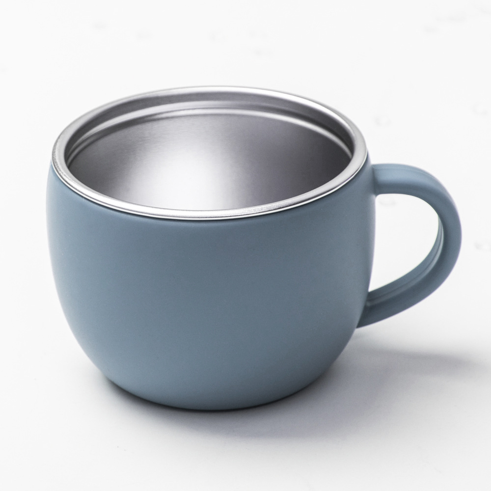 Blue gray water cup
