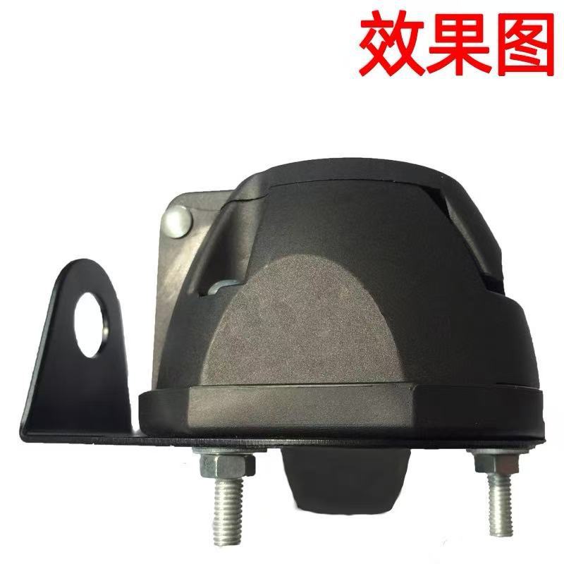Trailer Socket with Screw Fixing Bracket, European-Style 13-Pin Socket Set, Rv 7-Pin Socket Adapter for Rv Towing