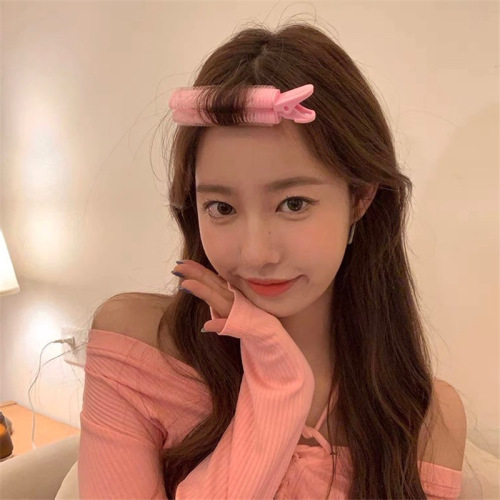 BO | Root-lifting hair clip, hair padding clip for the crown of the head—gentle on hair, seamless, with bangs clip and curling tube J133