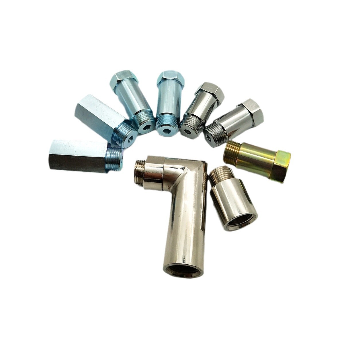 Venta caliente transfronteriza piezas de modificación de automóviles 90 grados 45 grados 180 grados adaptador de extensión de sensor M18X1.5