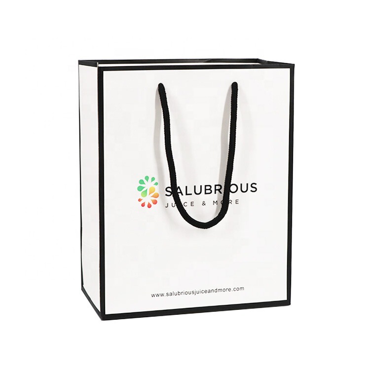 Wholesale Eco-Friendly Reusable Shopping Bag Paper Packaging with Logo Printing for Jewelry Clothing Gift