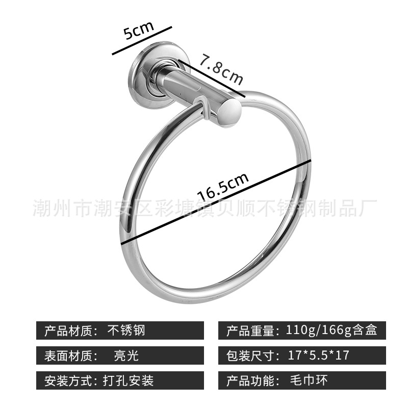 201 가벼운 천공 된 원형
