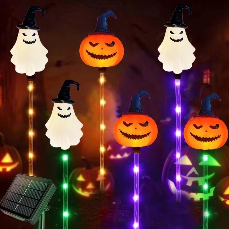 ハロウィンカボチャソーラーグラウンドプラグライトカボチャ装飾中庭ガーデン屋外装飾ハロウィングラウンドプラグライト|undefined