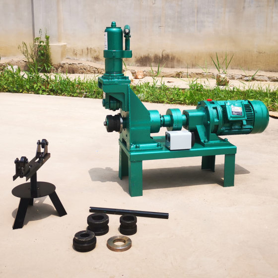 Fire pipe rolling groove pressing machine pipe cutting machine three-piece hydraulic cutting electric automatic galvanized pipe groove opening