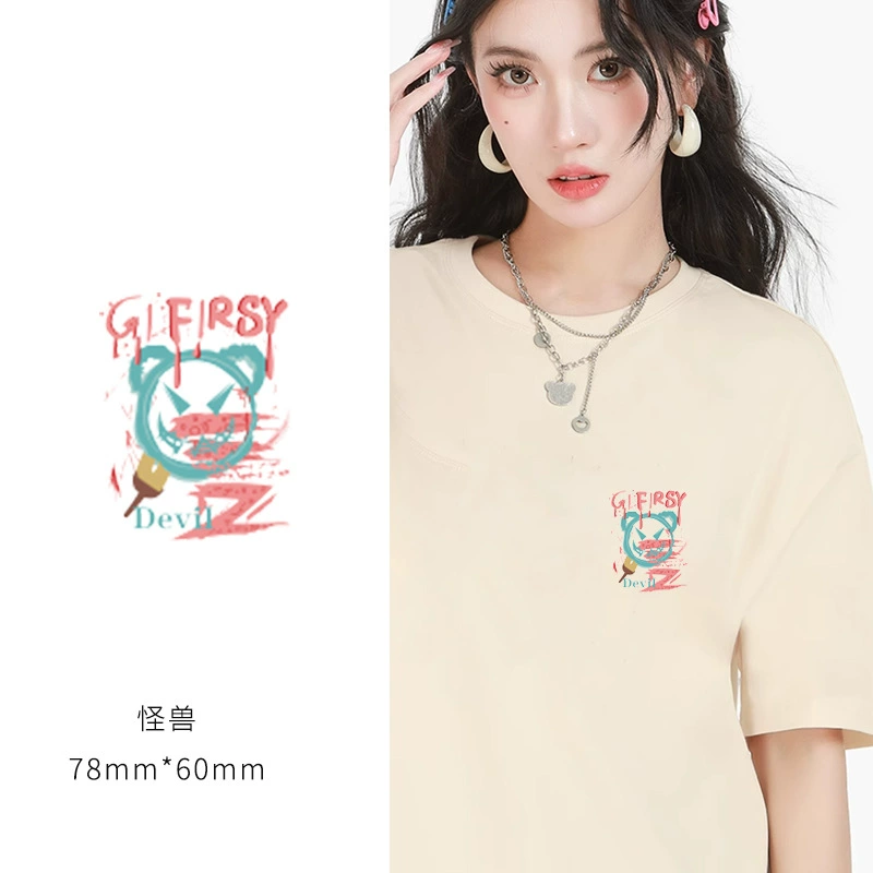 T-shirt for beloved, sticker, small patch, new collection