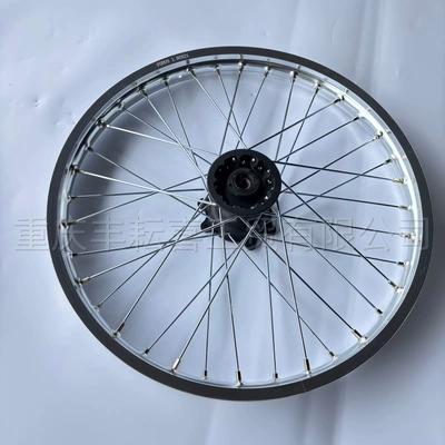 Tool 3 Pole Thief -1-3 Wolf Warriors K5 Off-Road Motorcycle Small Hole Black Aluminum Wheel Hub Wheel Mesh Rim (Motorcycle wheel hub) - first-21-silver