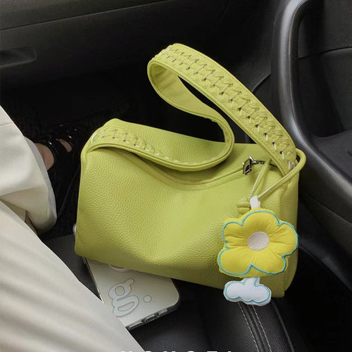 Niche design small steamed bun tote bag summer handbag women's bag 2024 new fashion trendy braided armpit bag shoulder bag