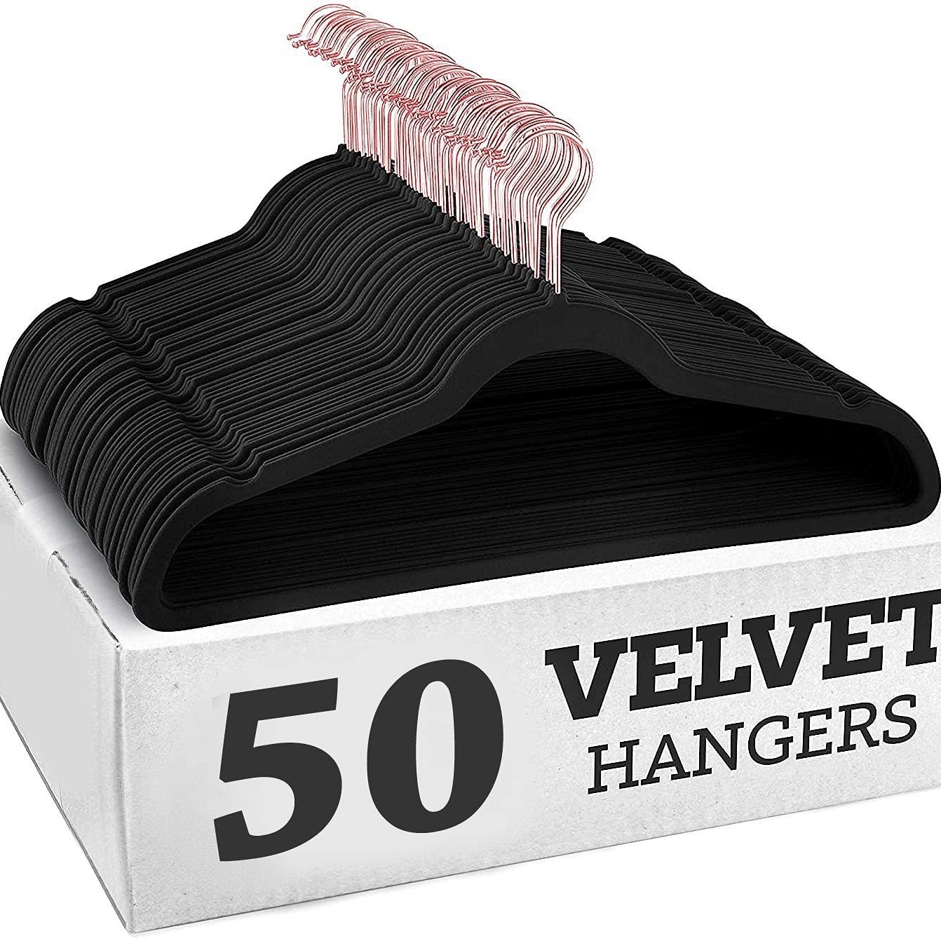 Gancho negro/oro rosa de 45cm